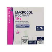 Macrogol Biogaran 10 G, Poudre Pour Solution Buvable En Sachet-dose à Clamart