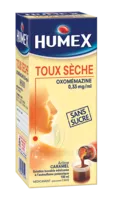 Humex 0,33 Mg/ml Solution Buvable Toux Sèche Oxomemazine Sans Sucre édulcorée à L'acésulfame Potassique Fl/150ml à Clamart
