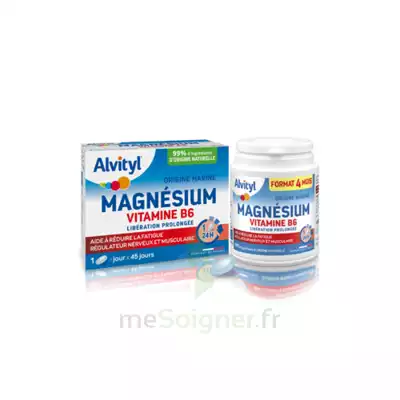Alvityl Magnésium Vitamine B6 Libération Prolongée Comprimés Lp B/45 à Clamart
